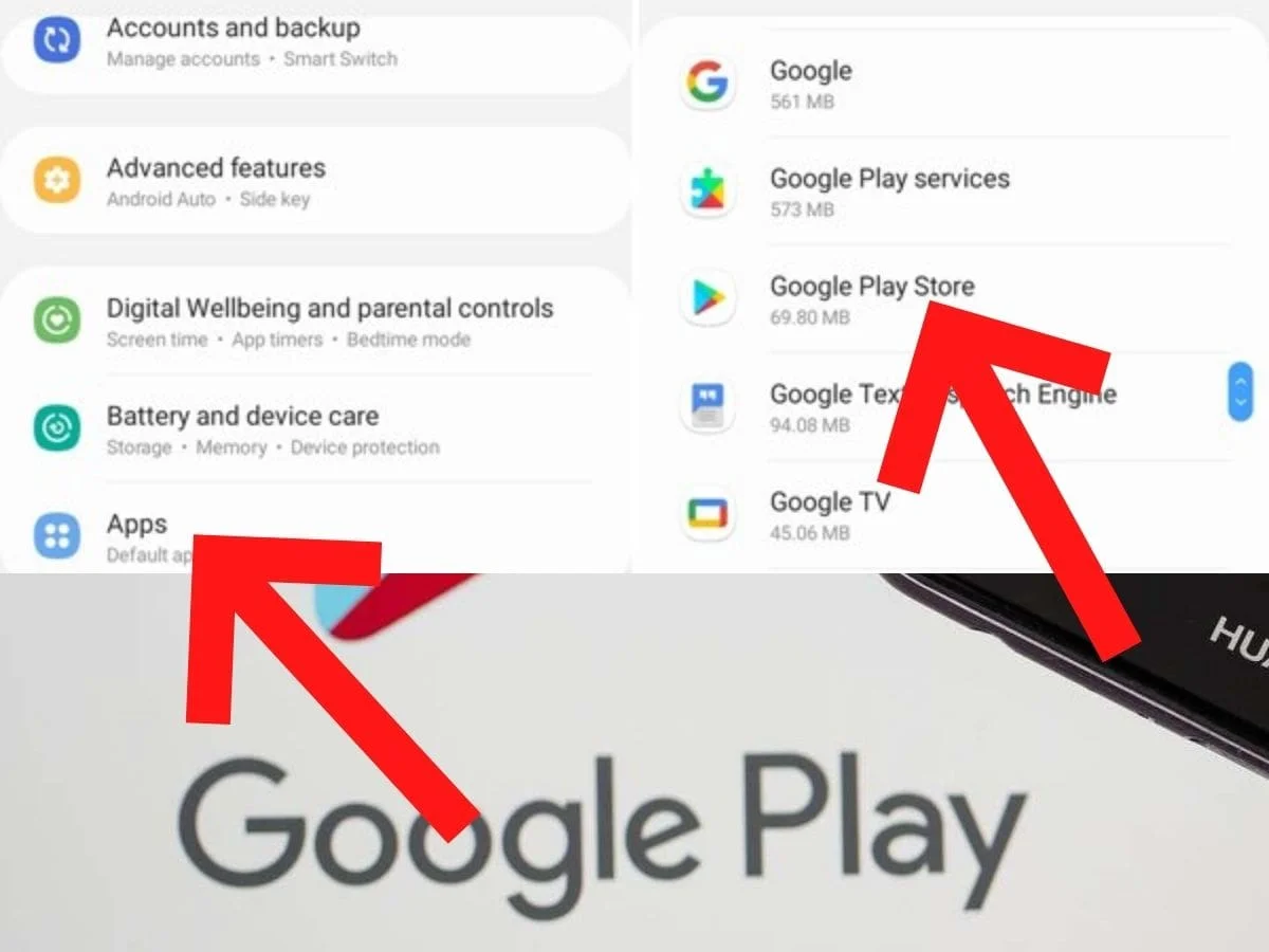 Uninstall Google Play Store