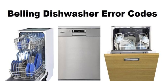 Belling Dishwasher Error Codes-Troubleshooting,Problems,Manuals