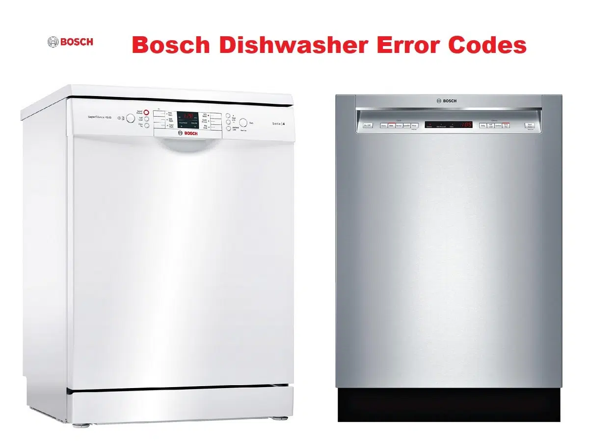 Bosch Dishwasher Error Codes