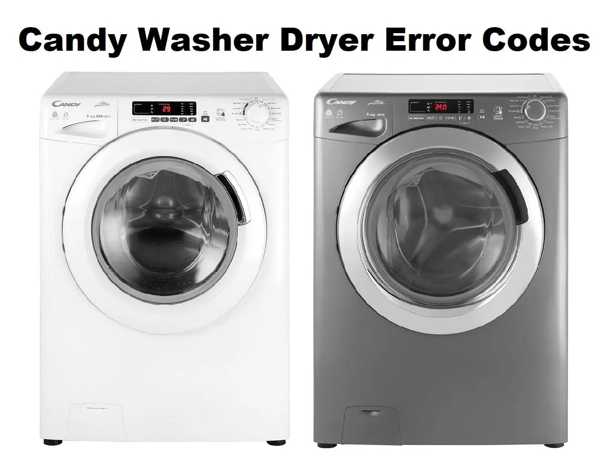 Candy Washer Dryer Error Codes