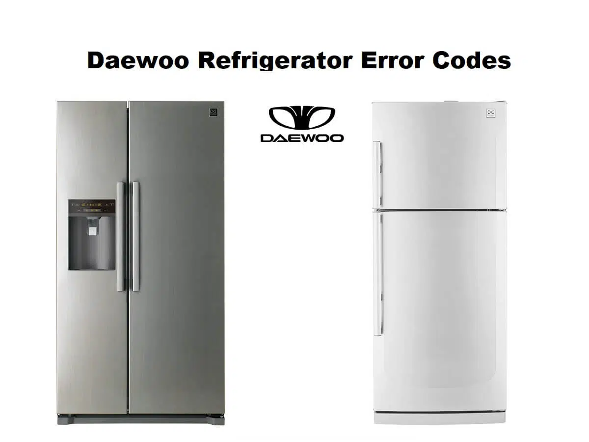 Daewoo Refrigerator Error Codes