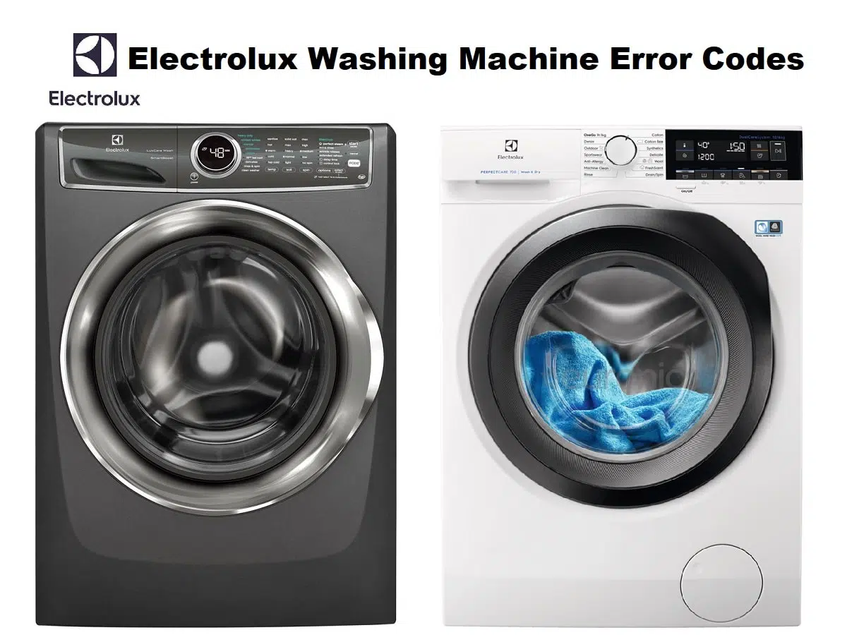 Electrolux Washing Machine Error Codes
