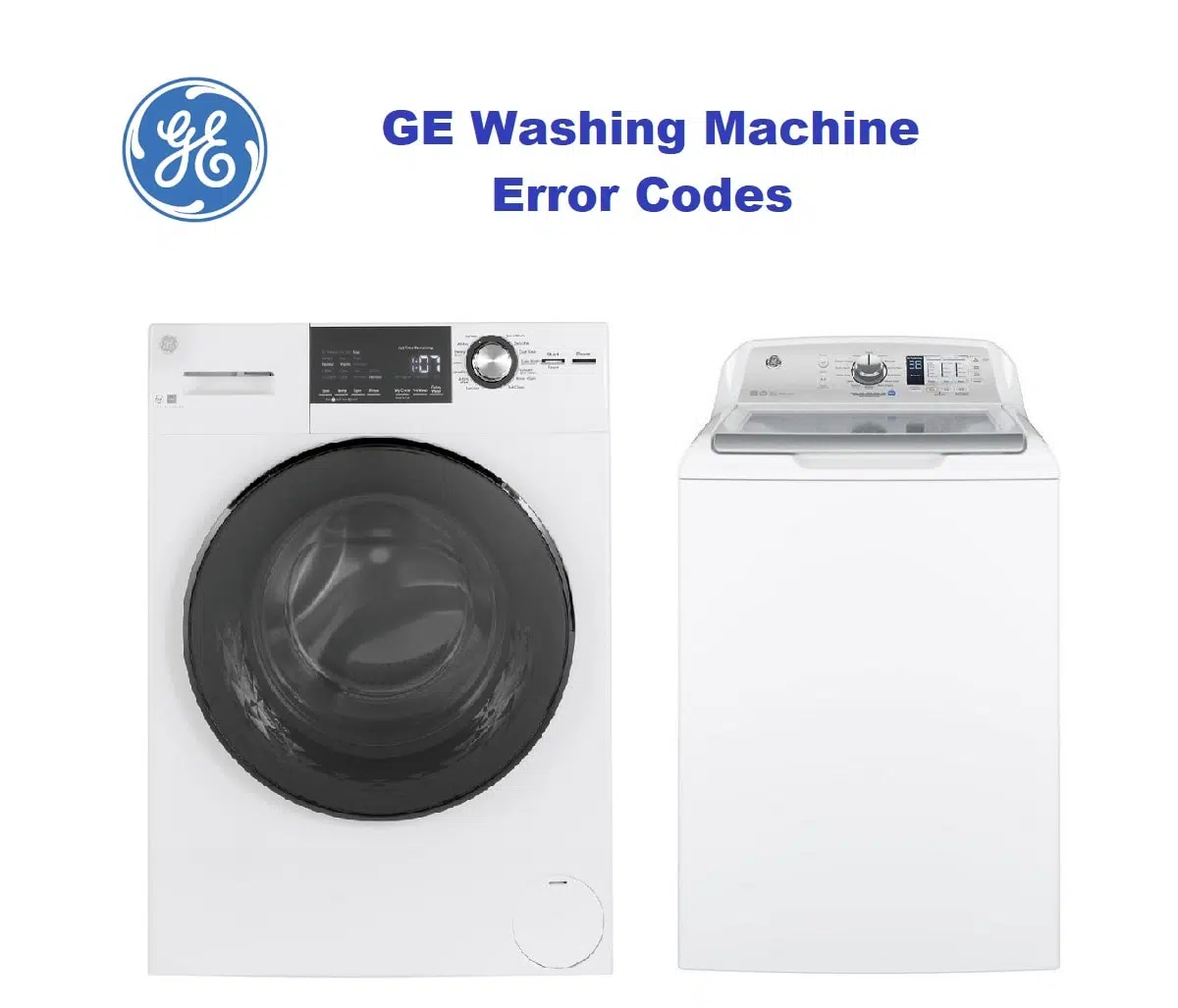 GE Washing Machine Error Codes