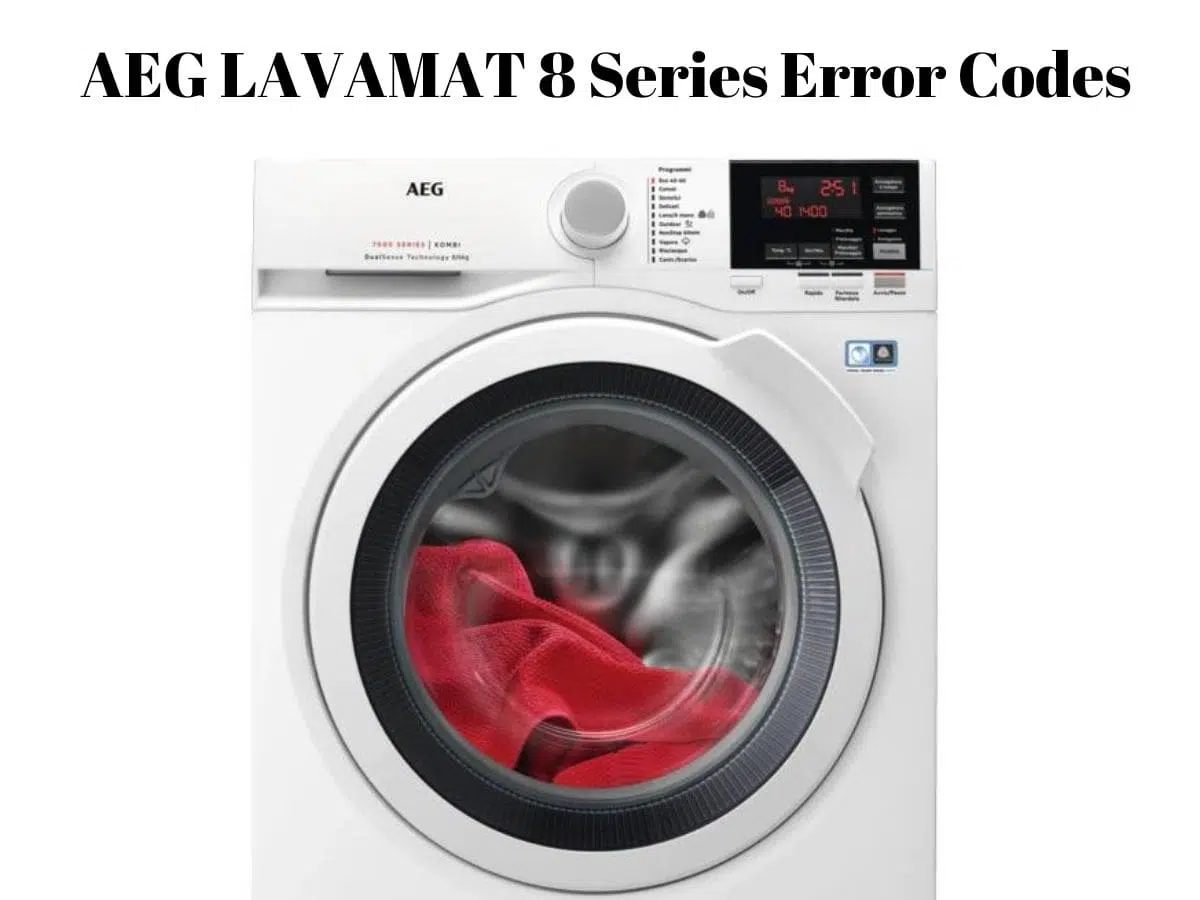 LAVAMAT 8 Series Error Codes