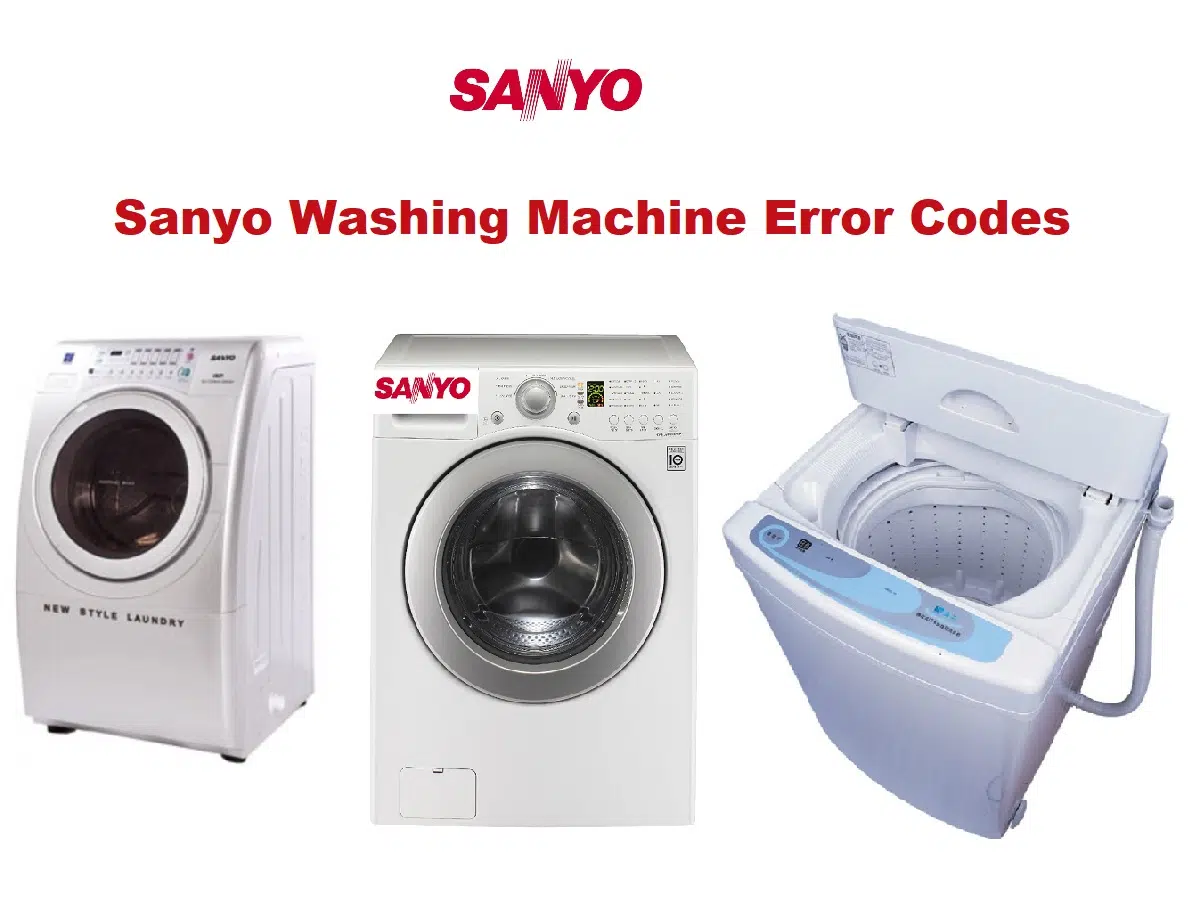 Sanyo Washing Machine Error Codes