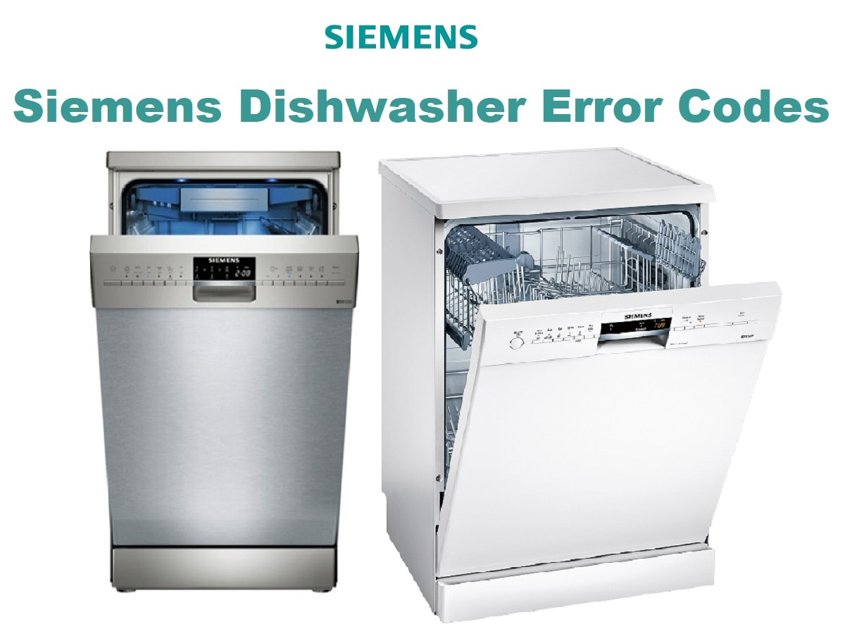 Siemens Dishwasher Error Codes