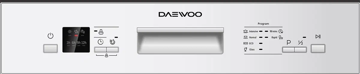 Daewoo Dishwasher Control Panel 2