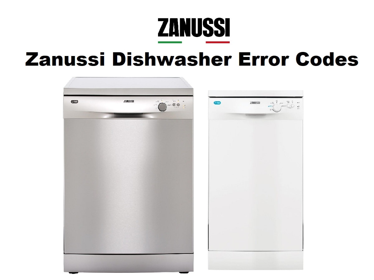 Zanussi Dishwasher Error Codes