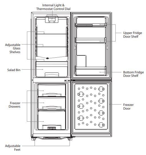 Logik Refrigerator Product Overview