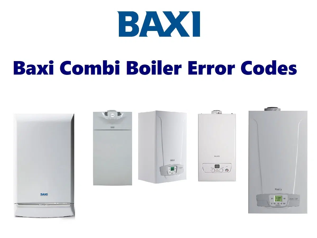 Baxi Combi Boiler Error Codes