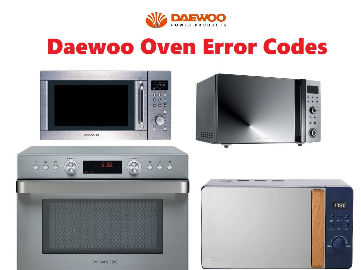 Daewoo Oven Error Codes