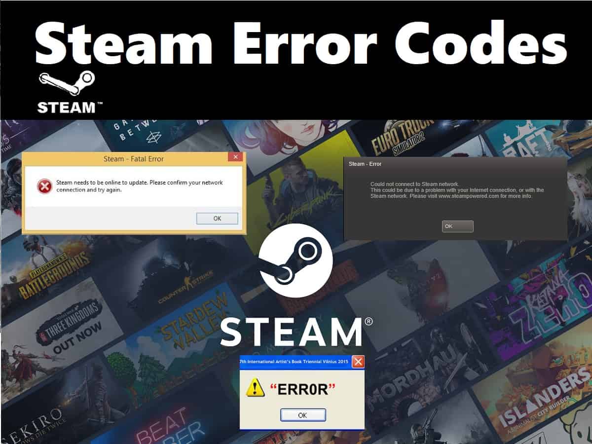 Steam Error Codes