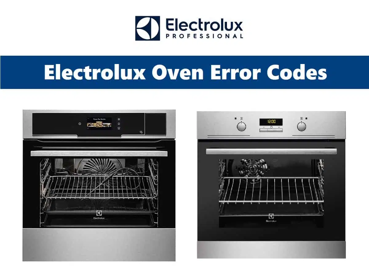 Electrolux Oven Error Codes