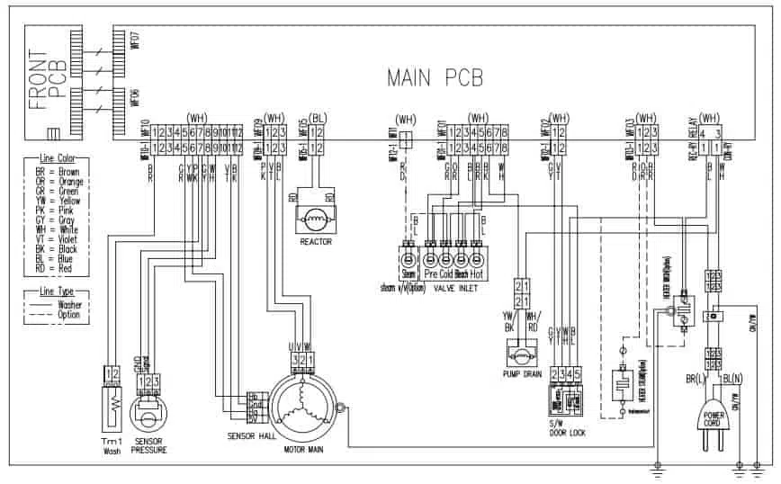 Daewoo Washing Machine Wiring Diagram