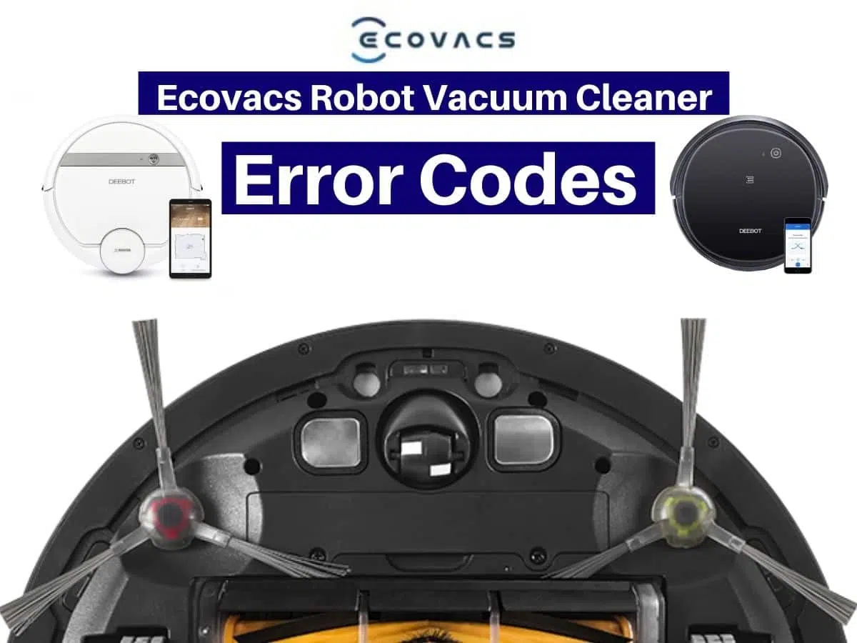 Ecovacs Robot Vacuum Cleaner Error Codes
