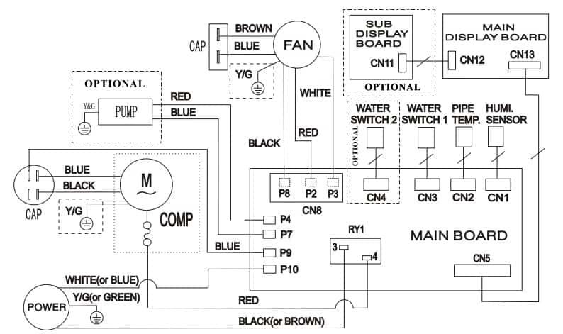 Frigidaire FAD504DUD Wiring Diagram