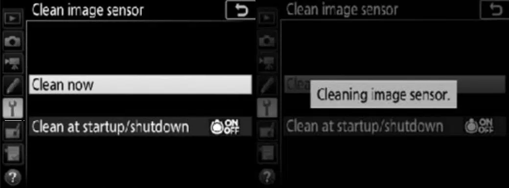 Nikon Camera Image Sensor Cleaning