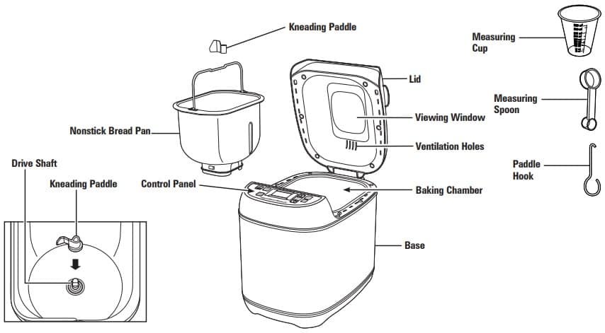 Hamilton Beach Bread Maker Machine Error Codes - Troubleshooting and Manual