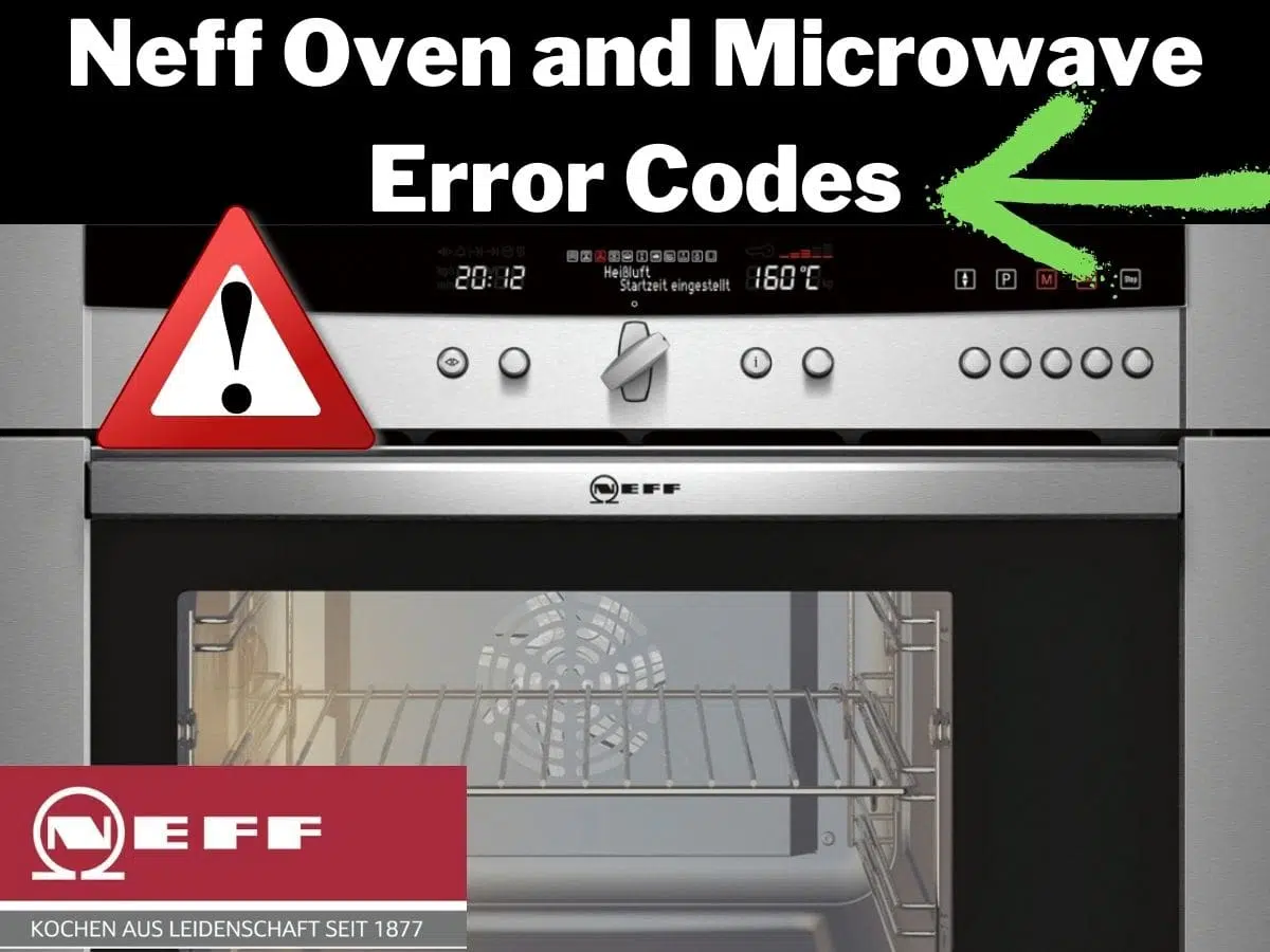 Neff Oven and Microwave Error Codes