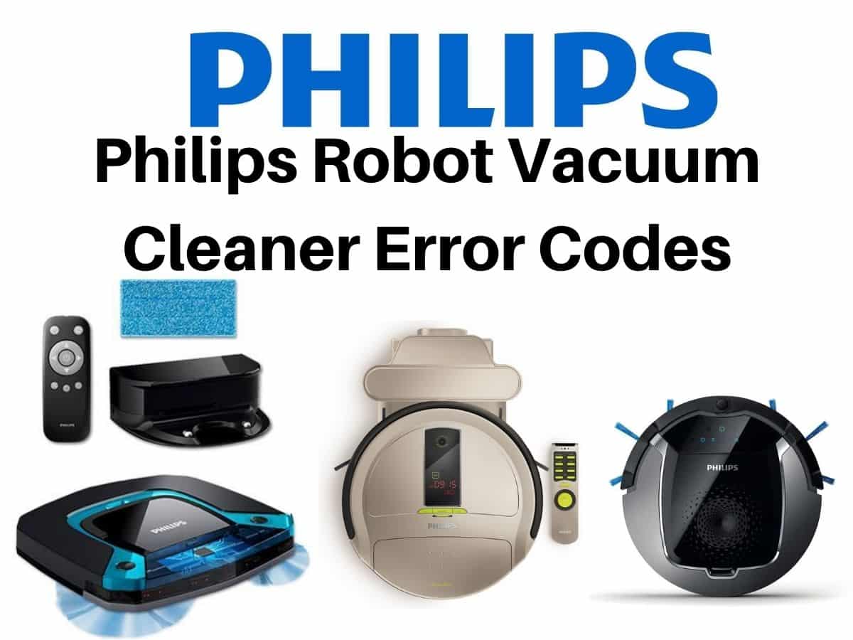 Philips Robot Vacuum Cleaner Error Codes