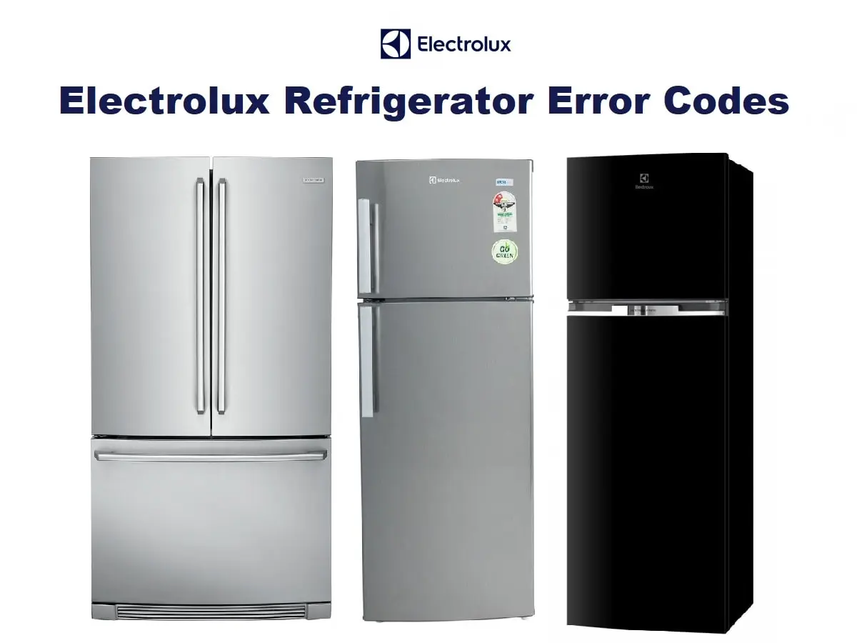 Electrolux Refrigerator Error Codes