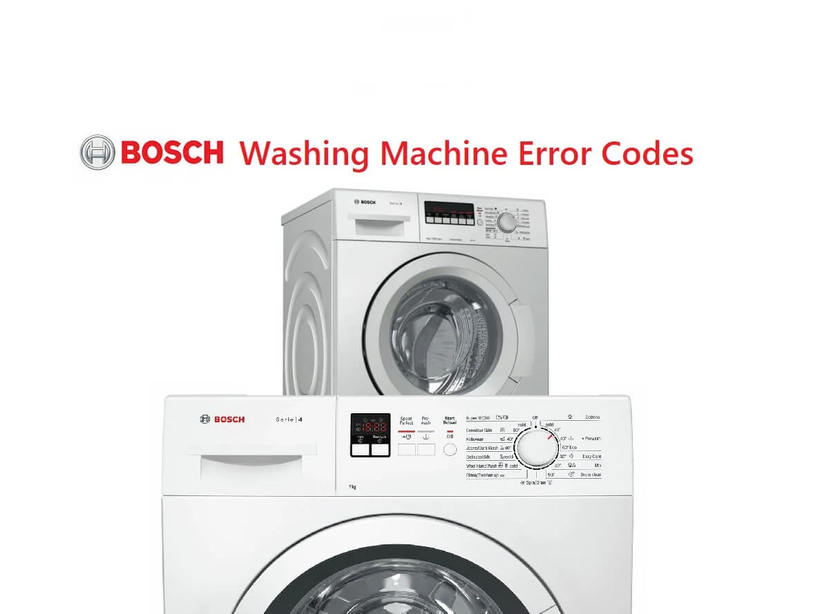 Bosch Washing Machine Error Codes