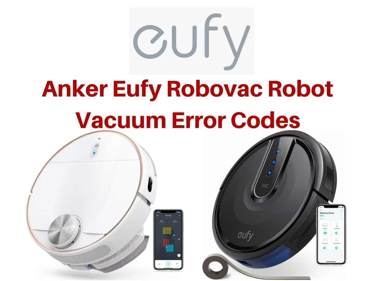 Anker Eufy Robovac Robot Vacuum Error Codes
