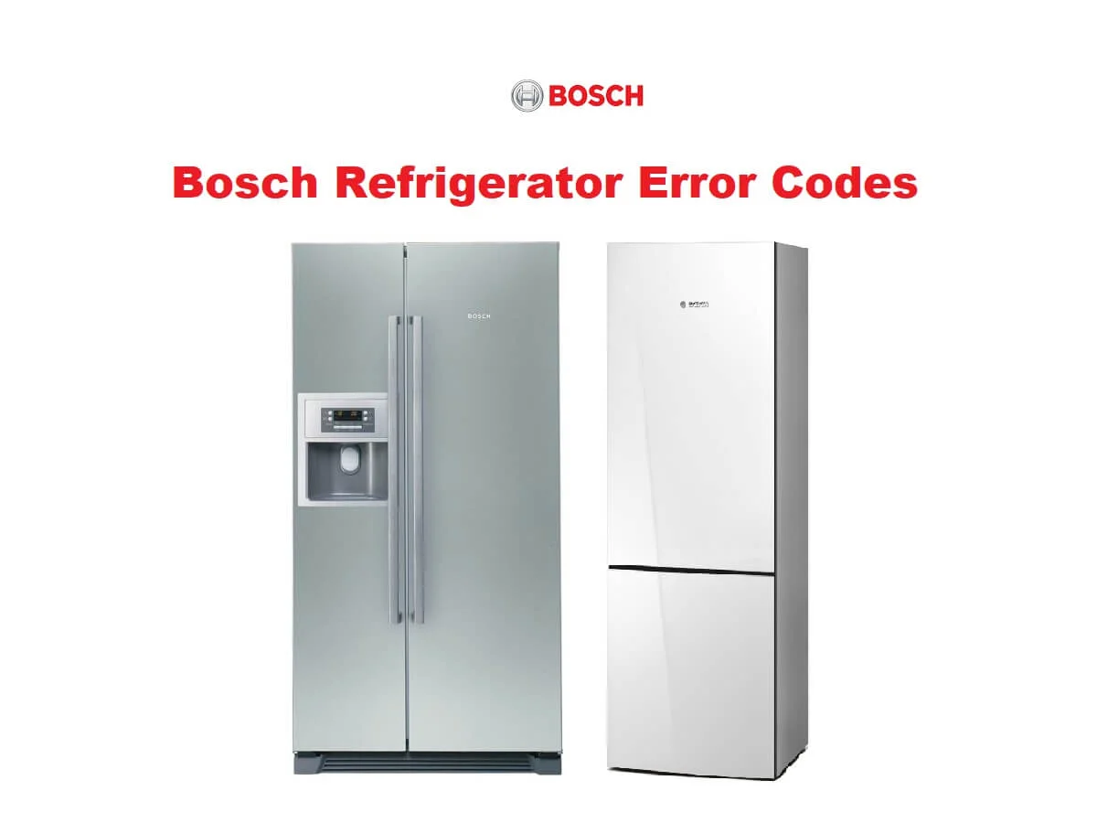 Bosch Refrigerator Error Codes