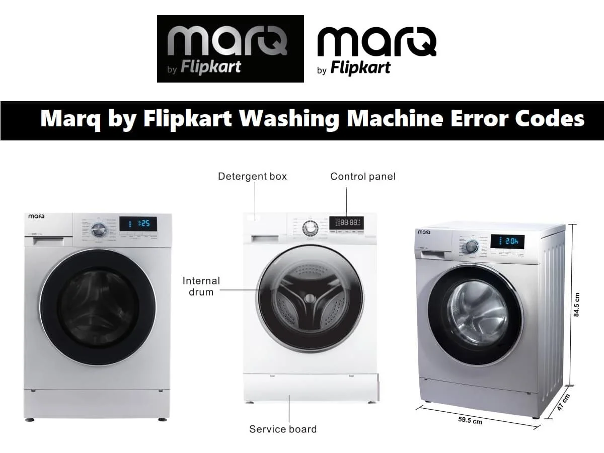 Marq by Flipkart Washing Machine Error Codes