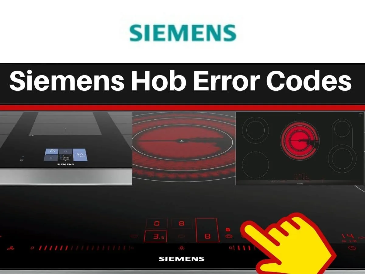 Siemens Hob Error Codes